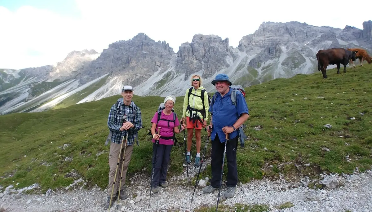 Auf dem Rückweg zur Adolf-Pichler-Hütte | © Annette Gröbner