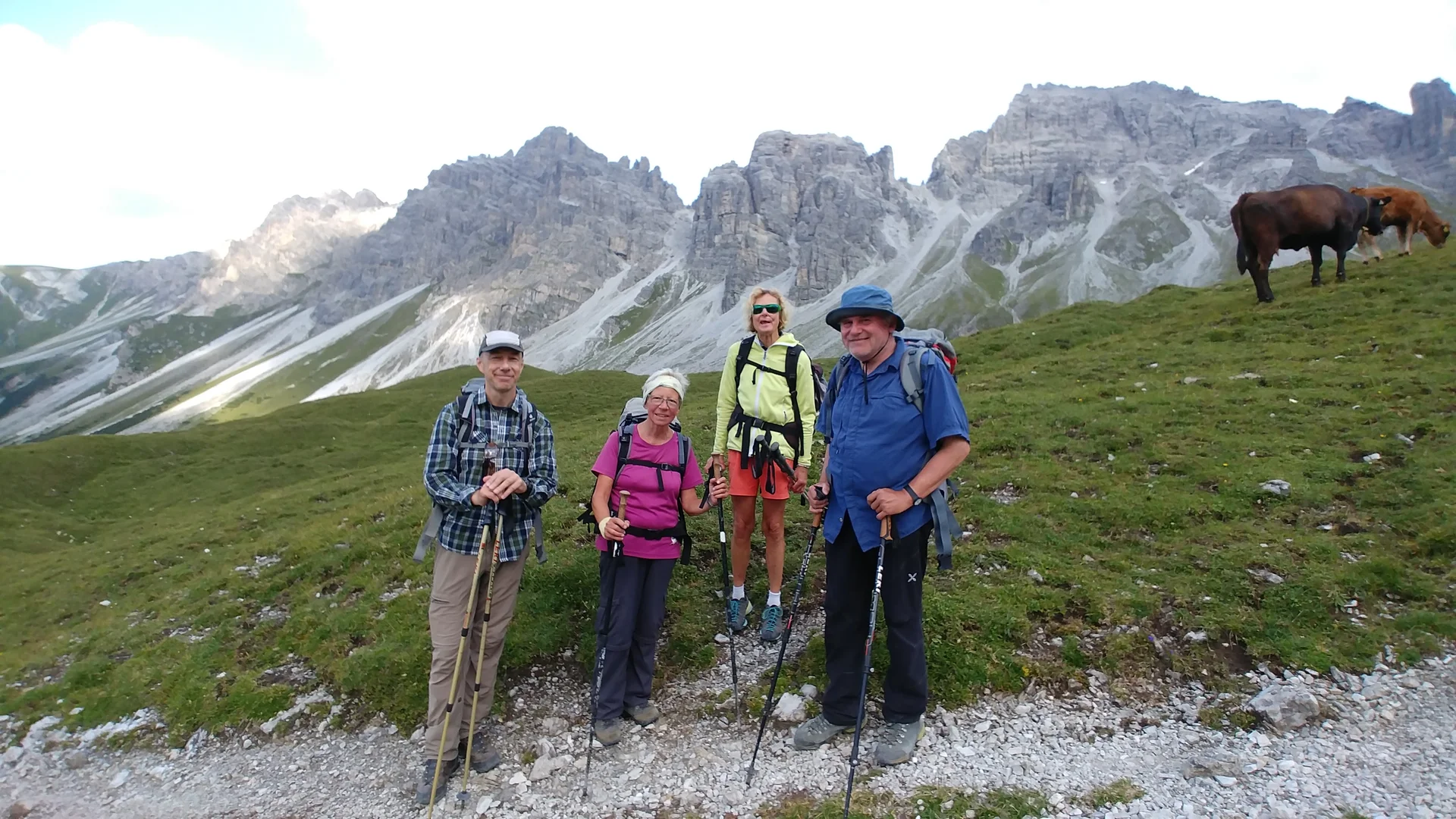Auf dem Rückweg zur Adolf-Pichler-Hütte | © Annette Gröbner