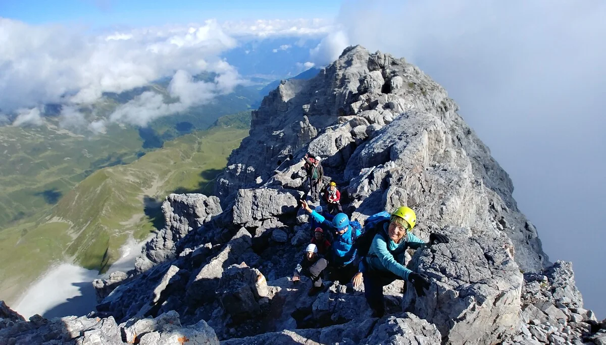 Gipfelgrat der Schlicker Seespitze | © Annette Gröbner