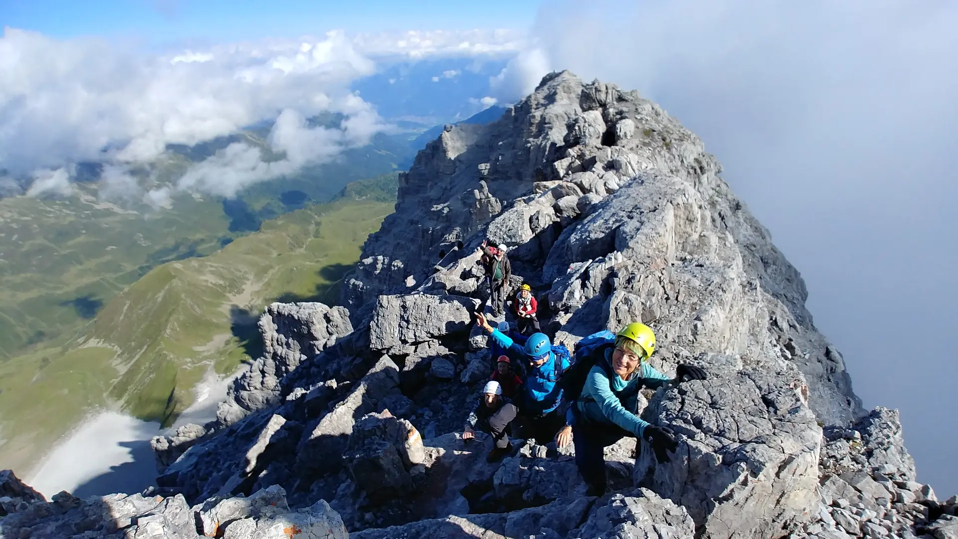Gipfelgrat der Schlicker Seespitze | © Annette Gröbner