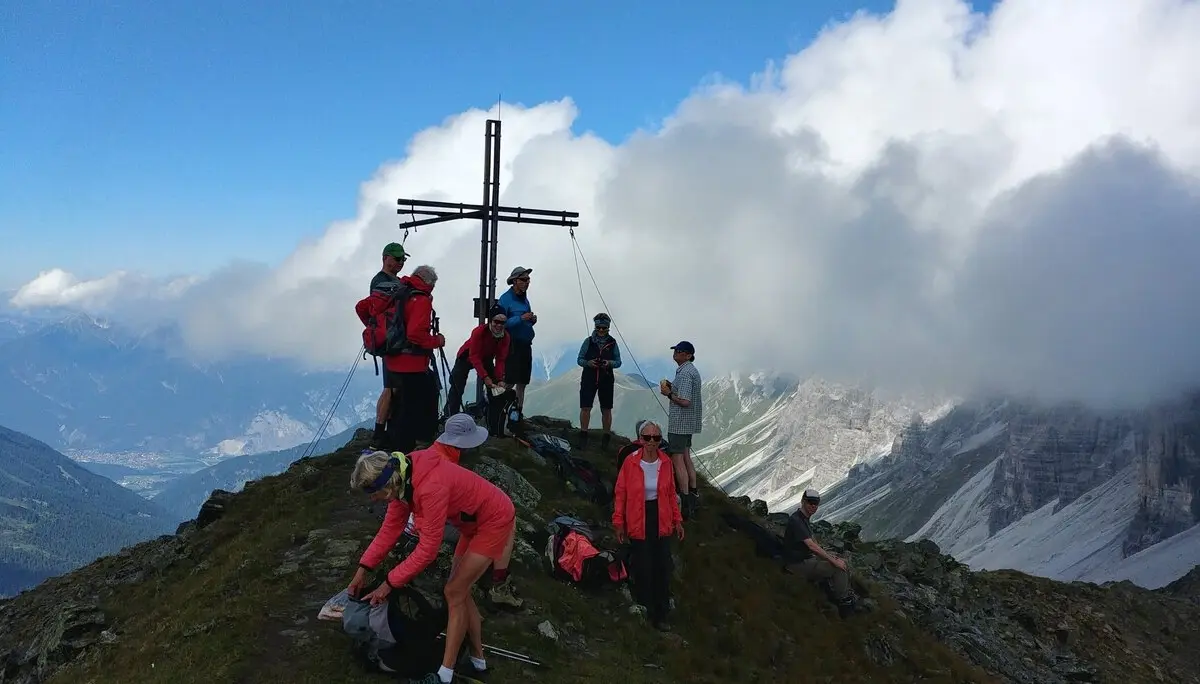 Am Gipfel des Gamskogel | © Annette Gröbner