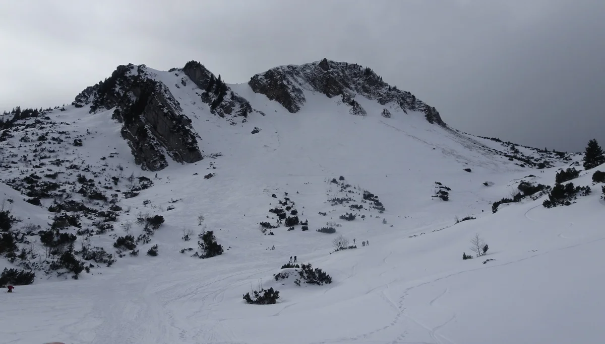 Rotwand von der Seite im Abstieg | © Markus Hammer