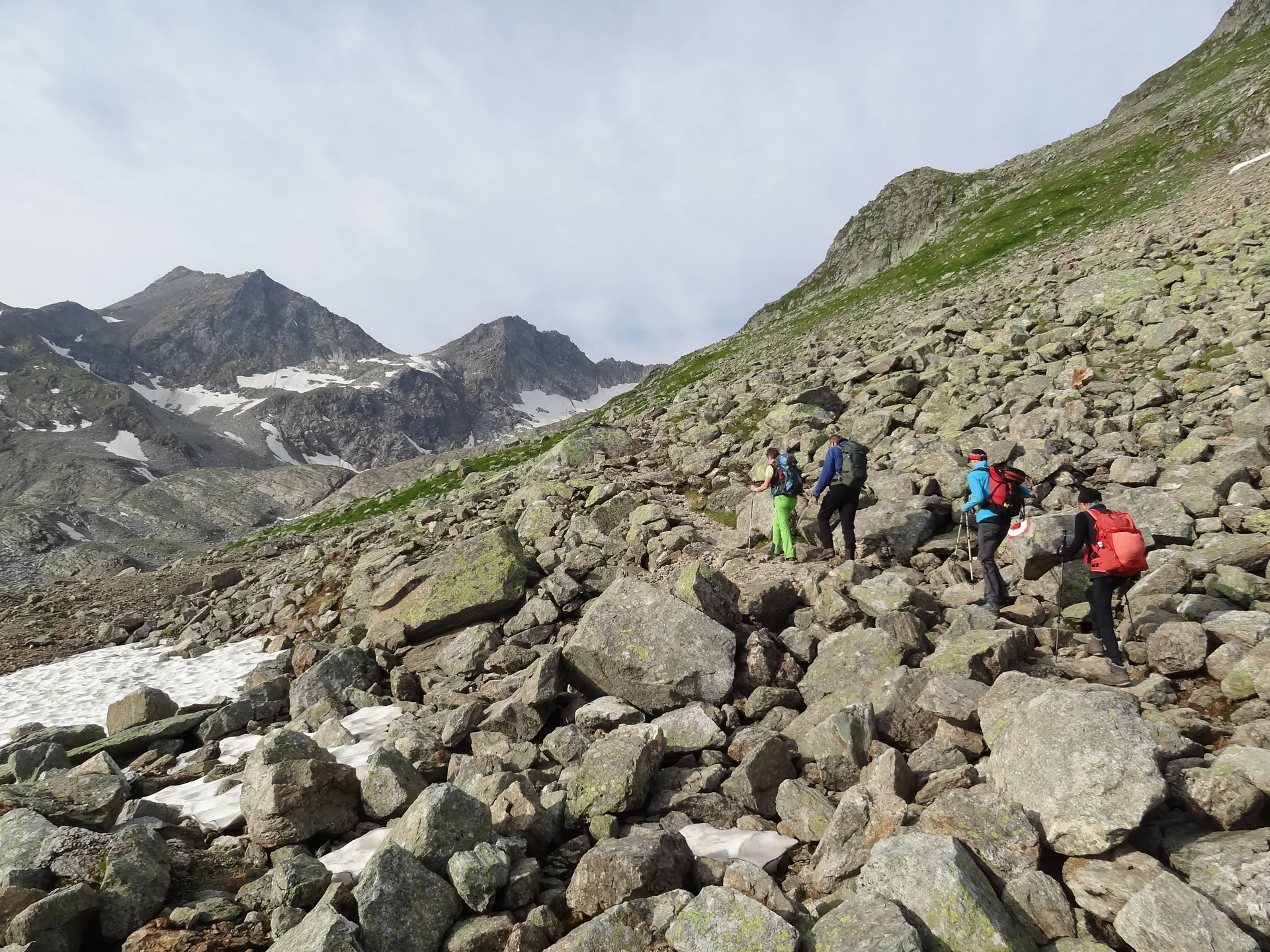 Aufstieg zur Rojacher Hütte | © L.Wagner