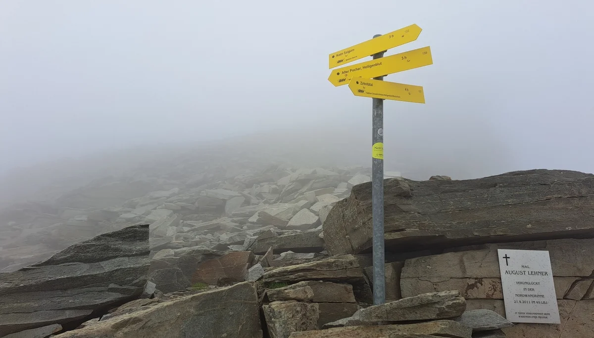 Wegscheid auf 3050m | © C.Ammann