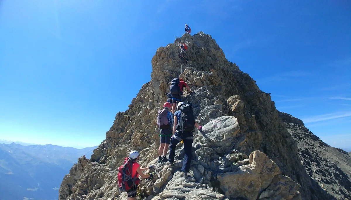 Am Grat zum Dawinkopf | © Annette Gröbner