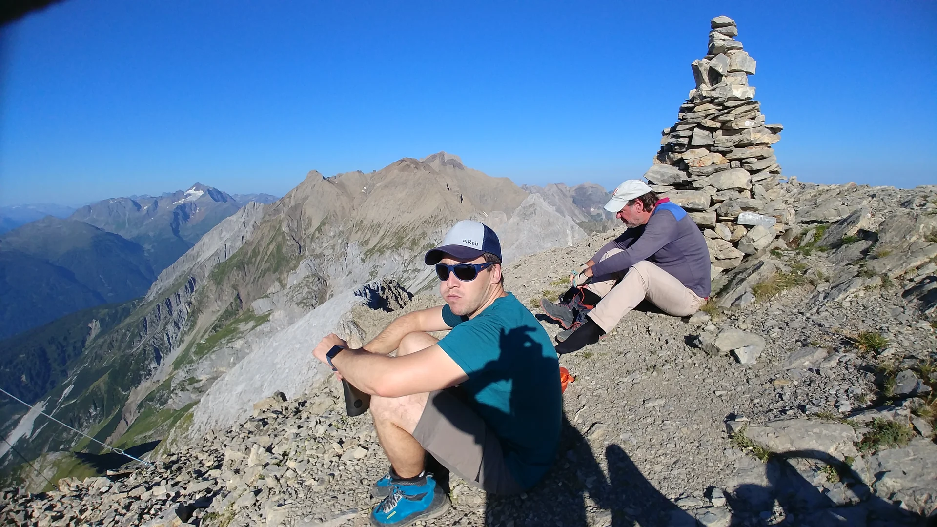 Gipfelrast am Blankahorn | © Annette Gröbner