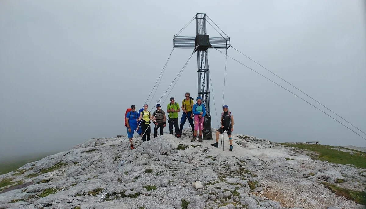 Am Gipfel des Waxriegels | © Annette Gröbner