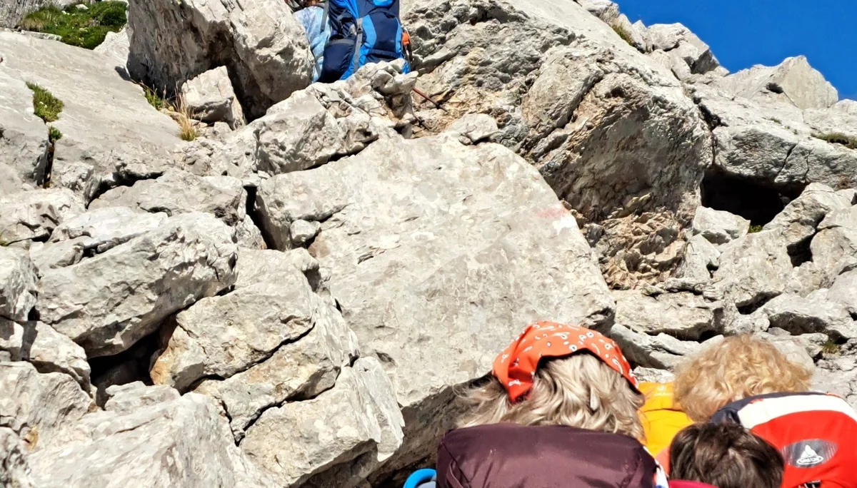 Anstieg Croz dell Altissimo,2339m | © C.Ammann