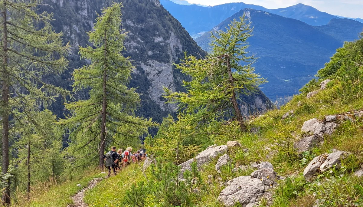 Im Abstieg nach  San Lorenzo | © C.Ammann