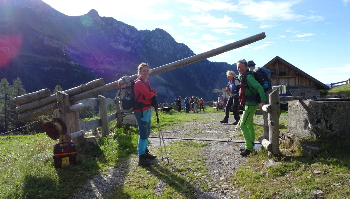 Eingang zur Malga | © U.Sichart