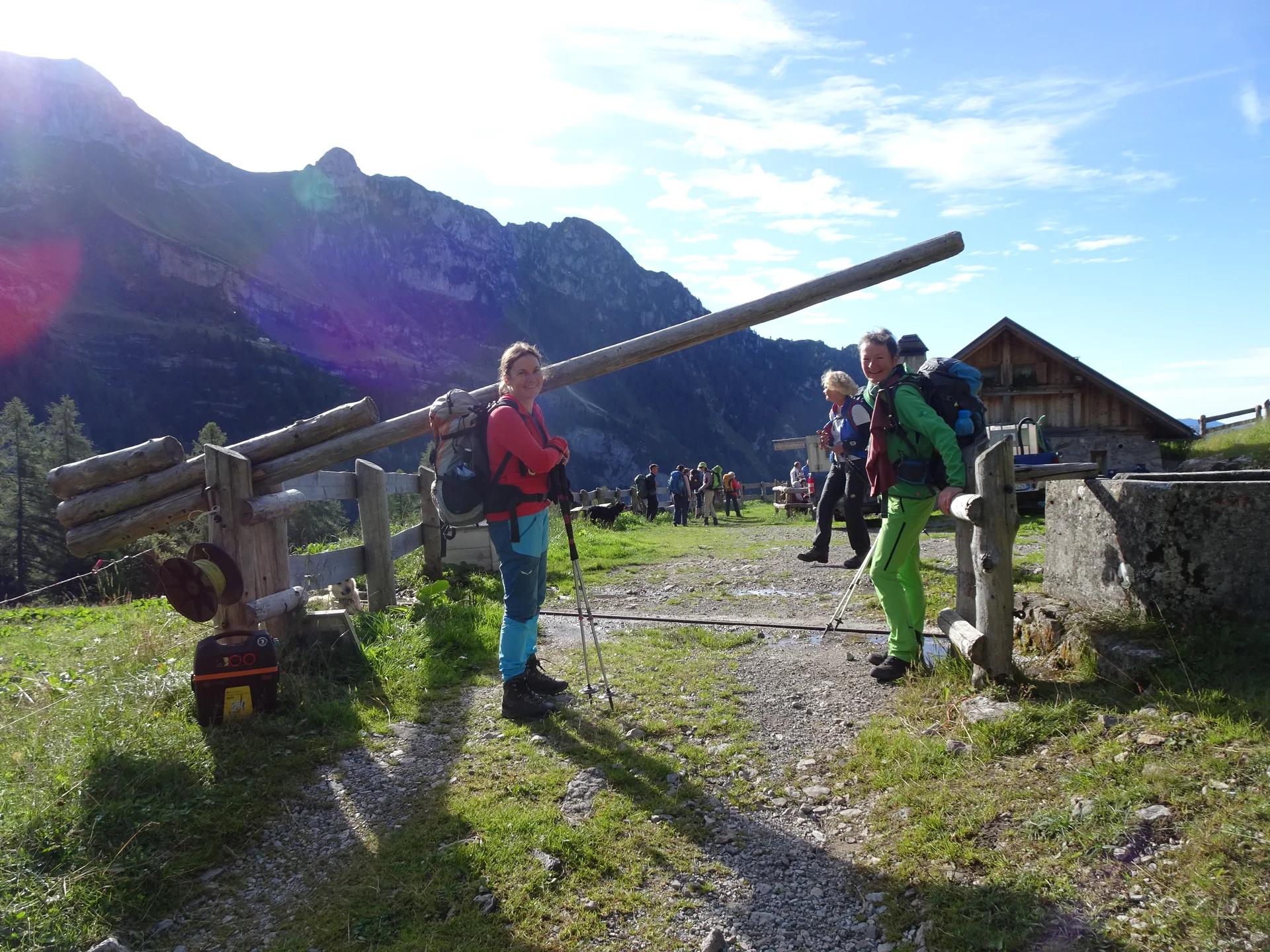 Eingang zur Malga | © U.Sichart