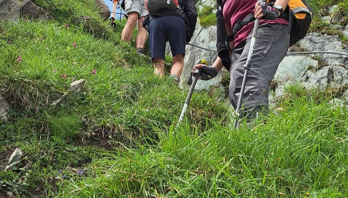 Abstieg beim Eselrücken | © C.Ammann