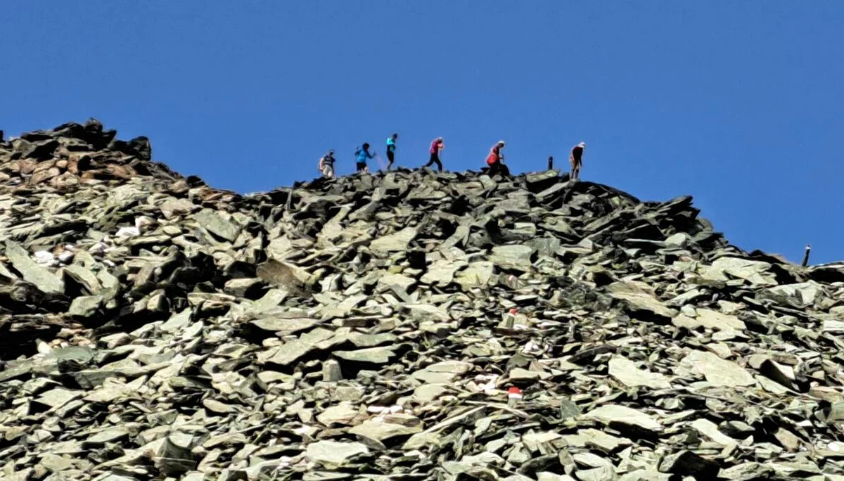 Abstieg vom Rauhkopf, 3070m | © C.Ammann