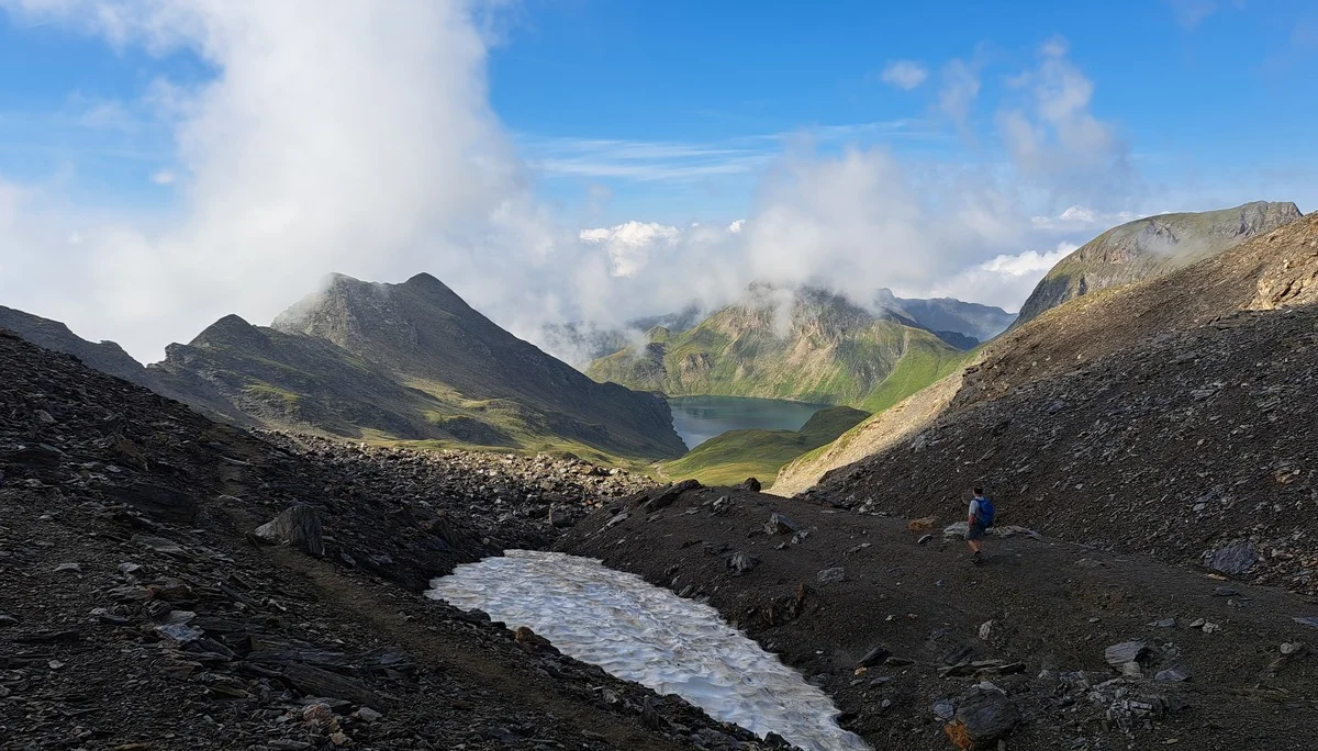 Am Rauhtaljoch mit Wildem See | © J. Fendl