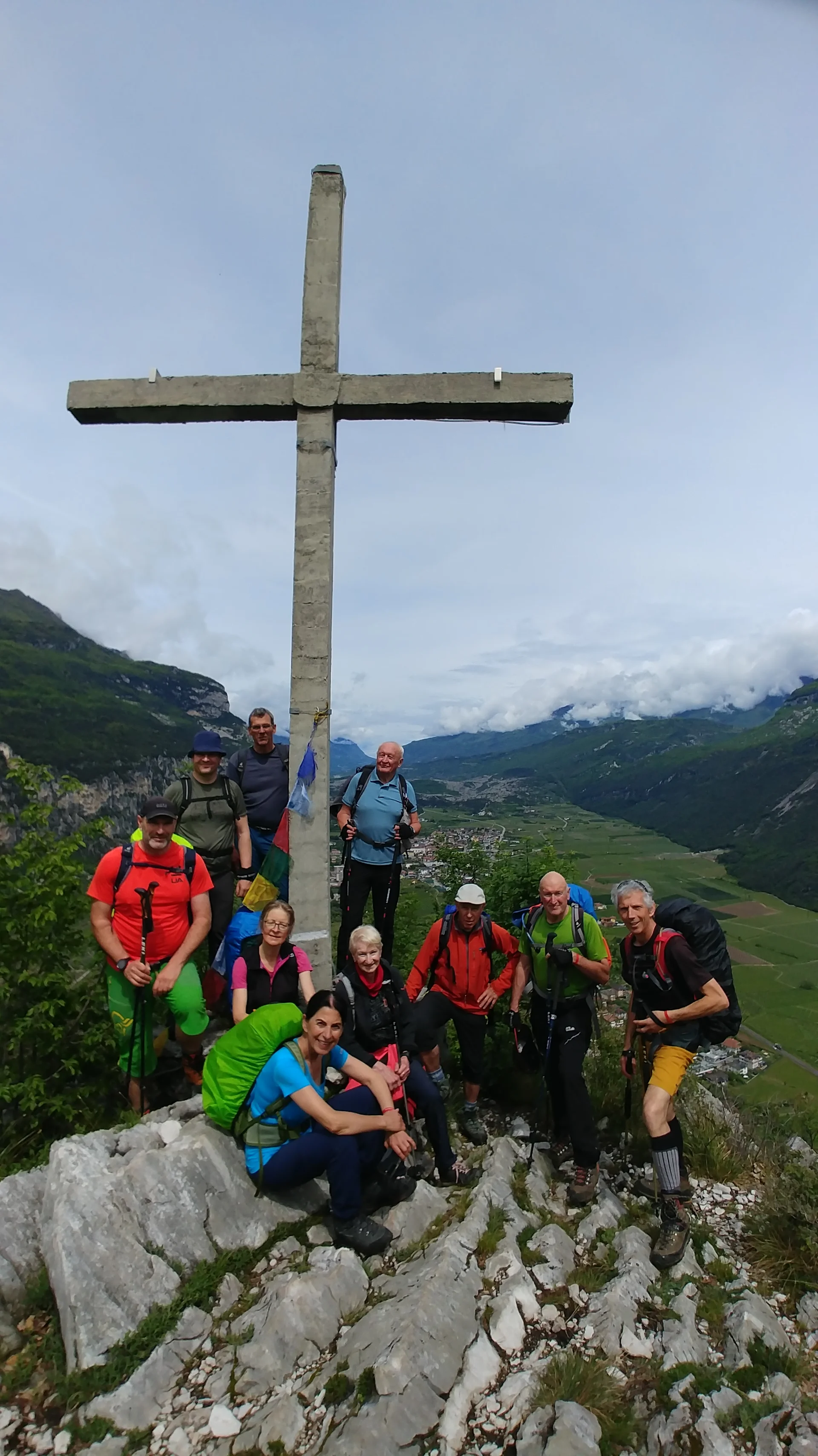 Am Gipfel Croce die Cerniga | © Annette Gröbner