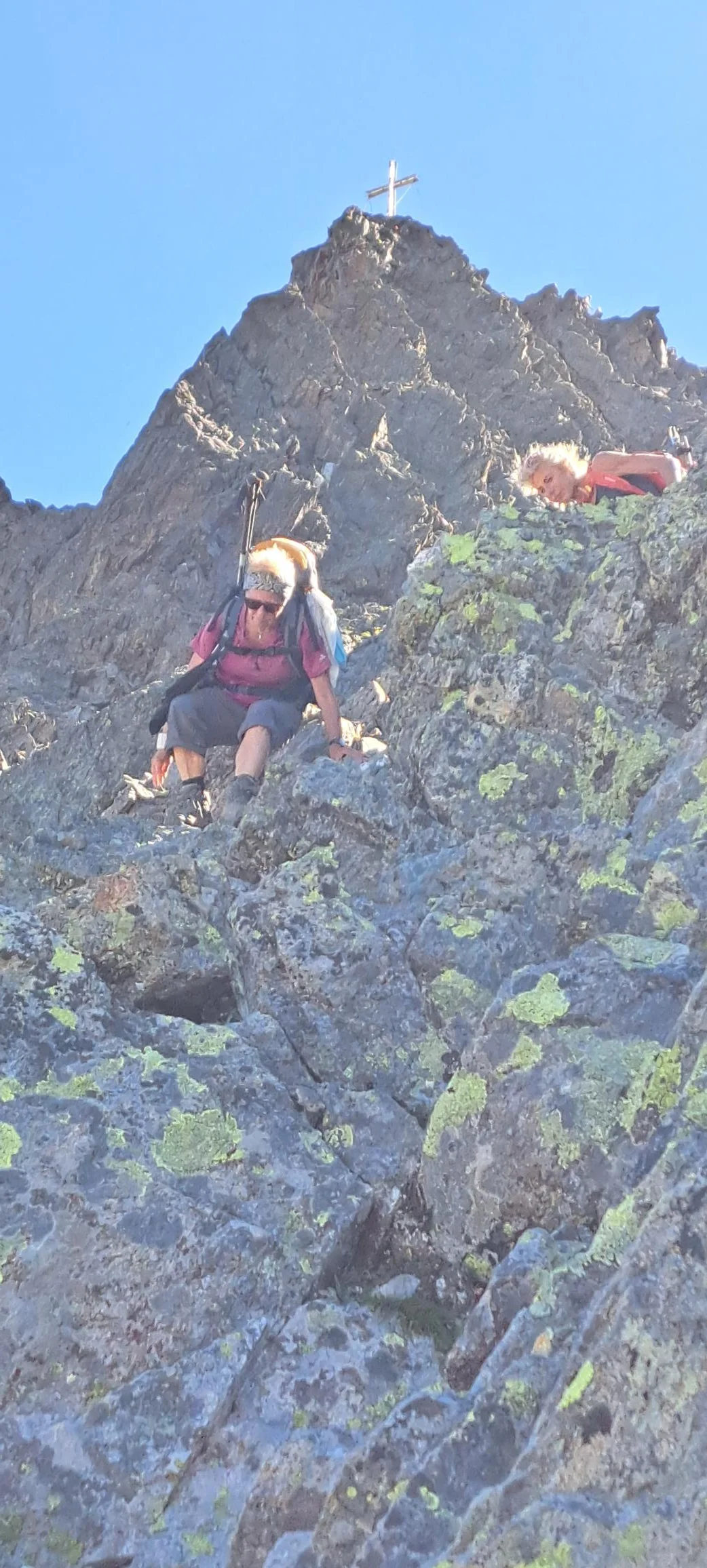 Abstieg Nordseite Wildgrat | © C. Ammann