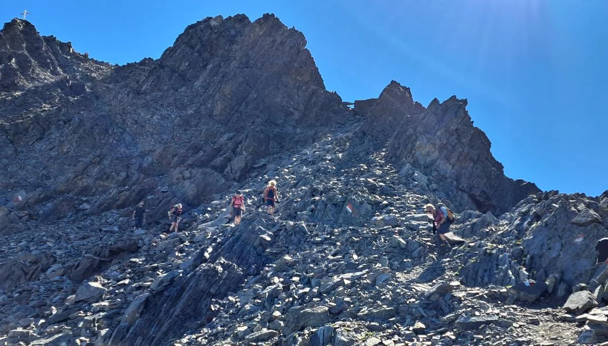 Abklettern vom Wildgrat | © C.Ammann