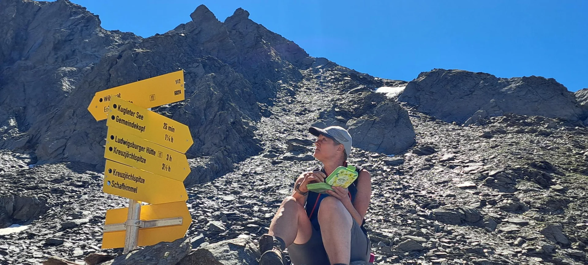 Am Fuß der Kreuzjöchlspitze | © C.Ammann