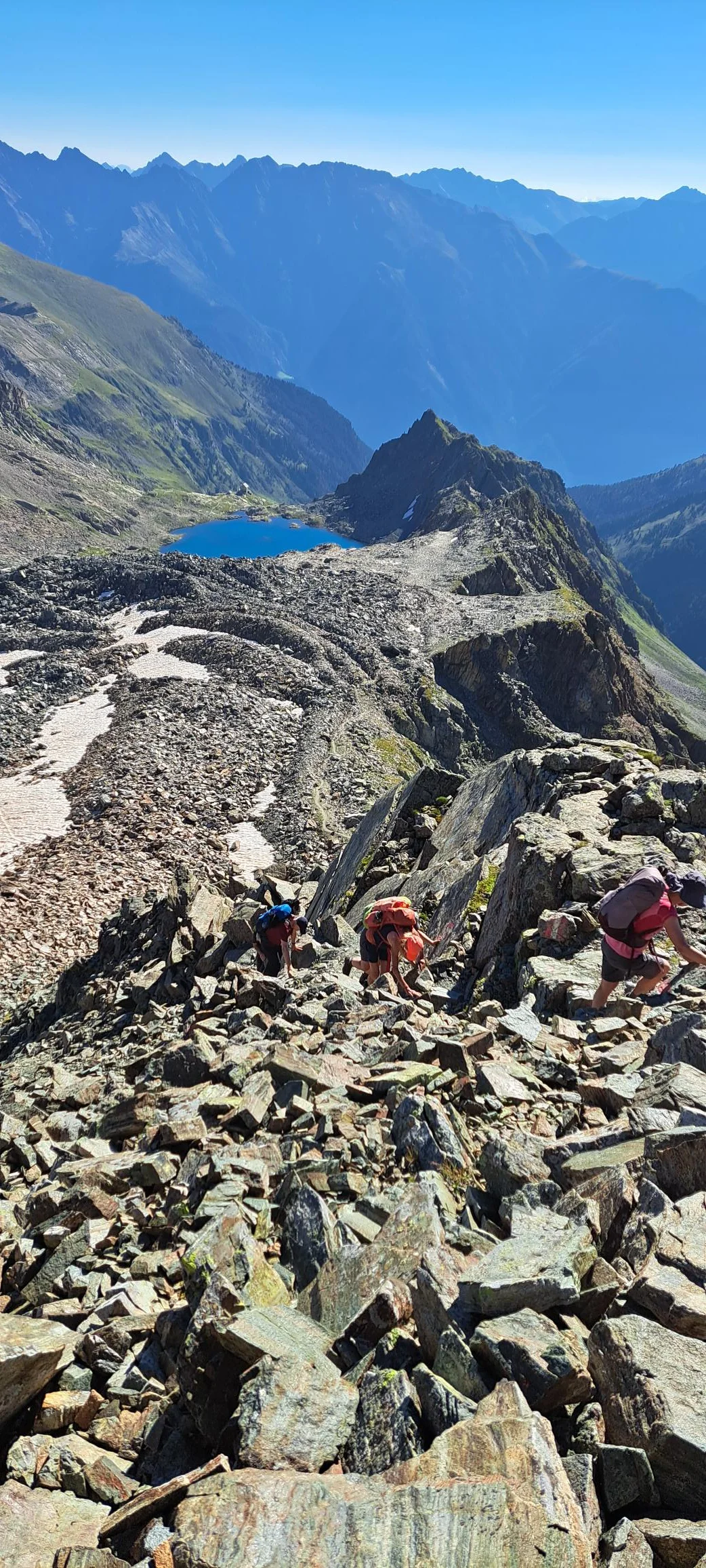 Im Anstieg zum Wildgrat | © C.Ammann