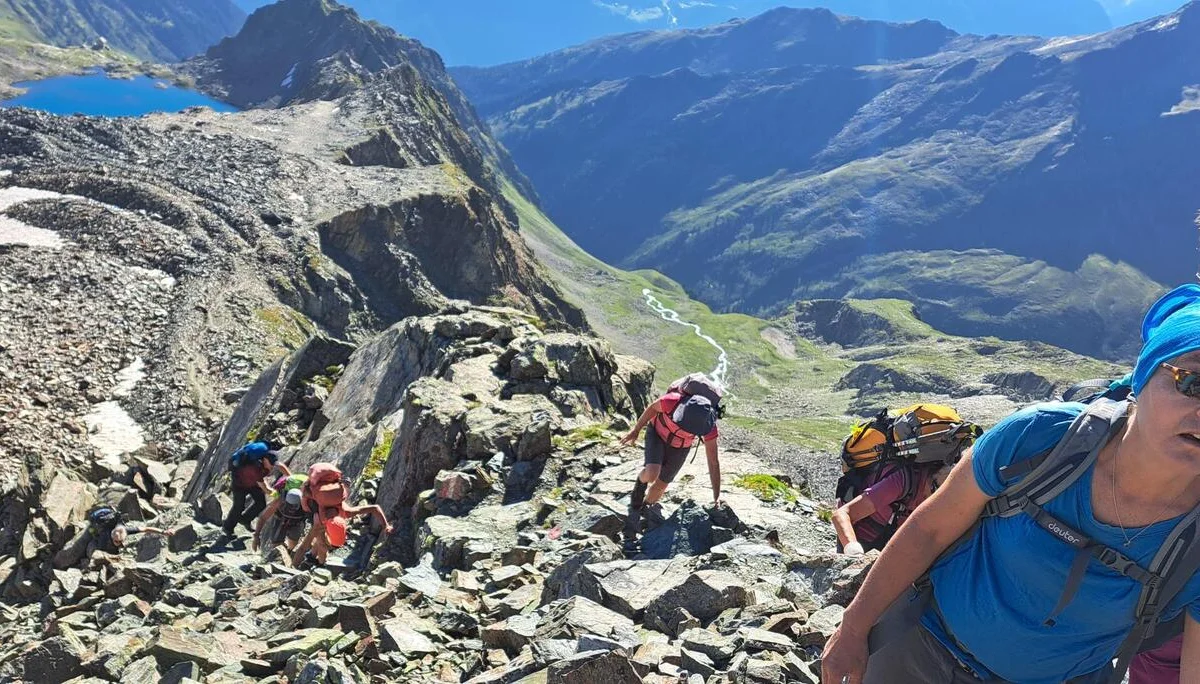 Aufstieg Wildgrat, 2971m | © C.Ammann