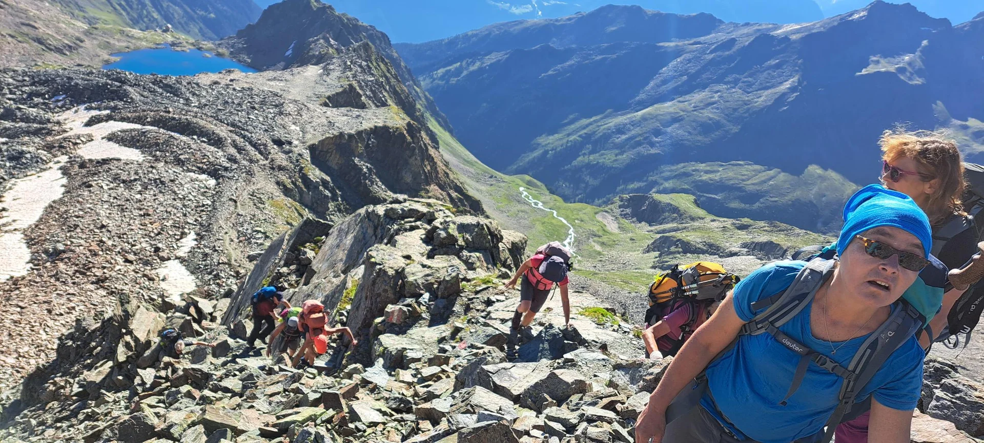 Aufstieg Wildgrat, 2971m | © C.Ammann