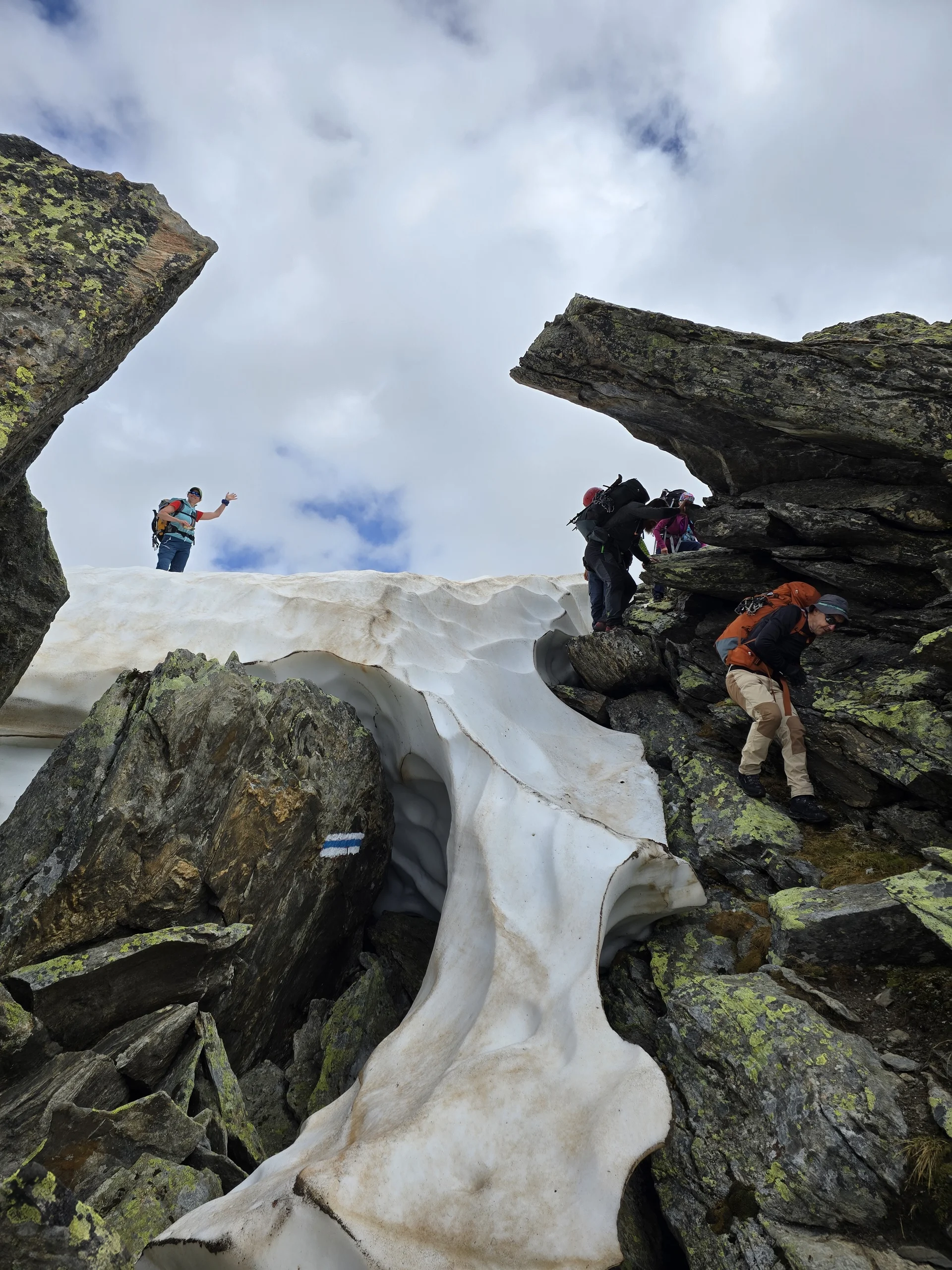 Durchstieg an der Horenfellilücke | © Chr. Steininger
