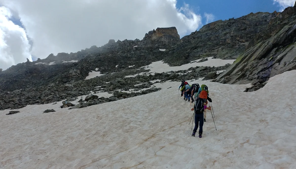 Aufstieg zur Bergseelücke | © Annette Gröbner