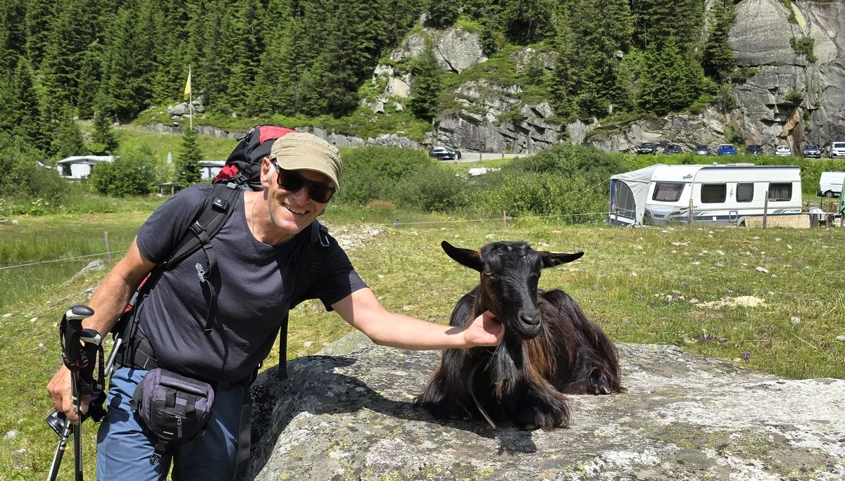 Mit der Bergziege auf Du und Du | © Chr. Steininger