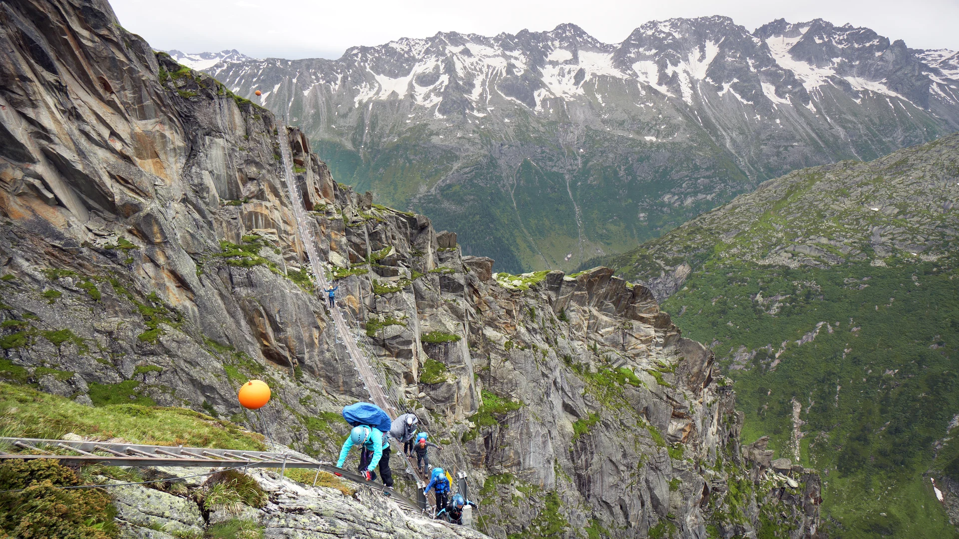 Salbit-Brücke und Leiterausstieg | © R. Kappler