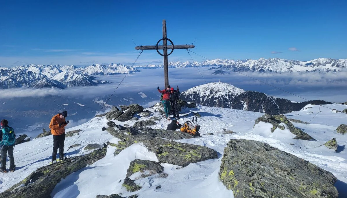 Am Gipfel des Morgenkogel | © Markus Hammer
