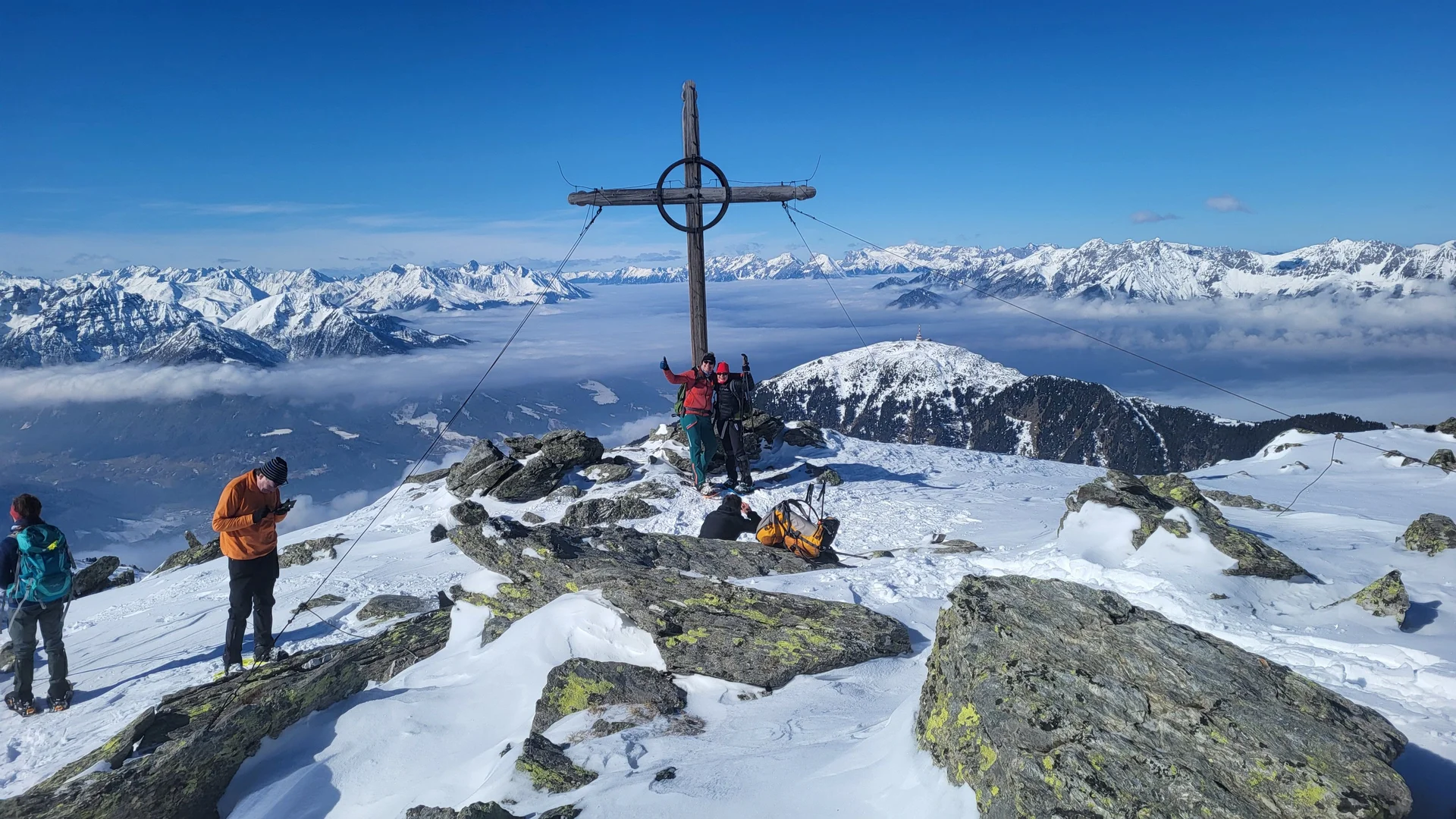 Am Gipfel des Morgenkogel | © Markus Hammer