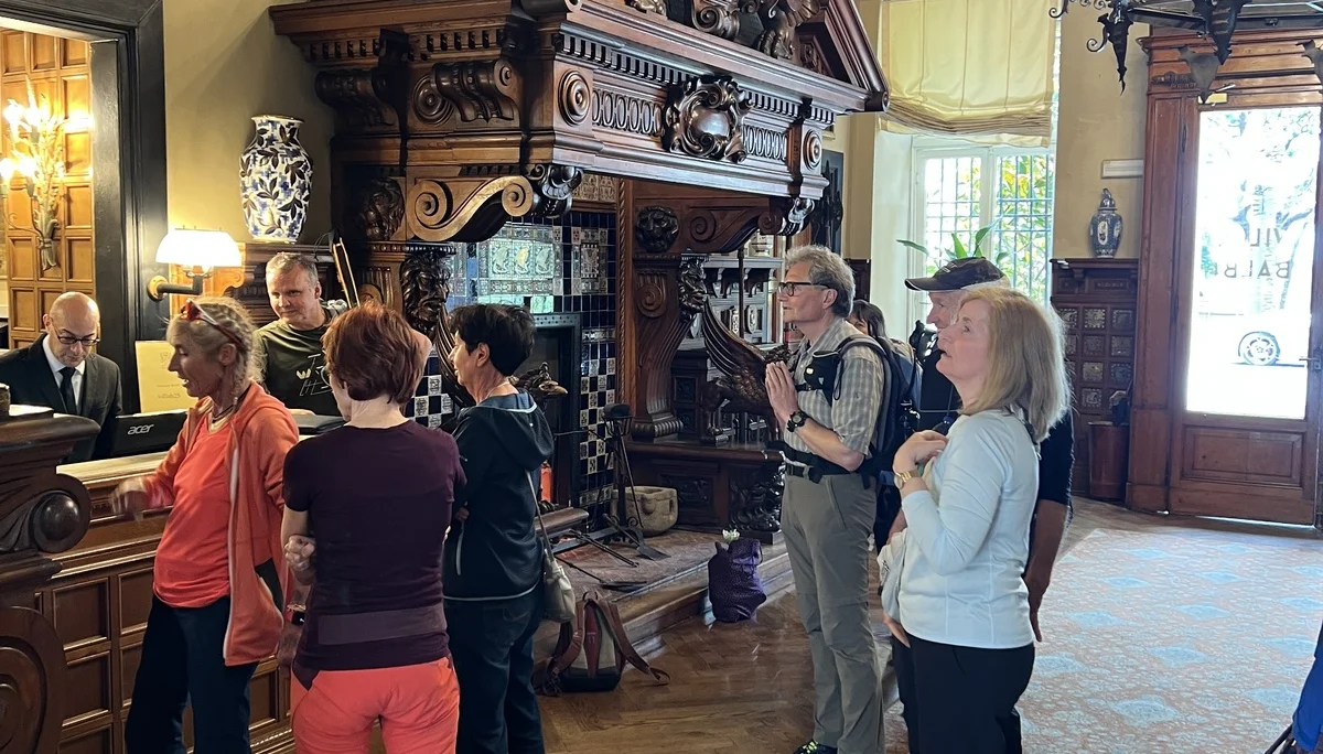 Ankunft im Hotel Villa Balbi | © privat