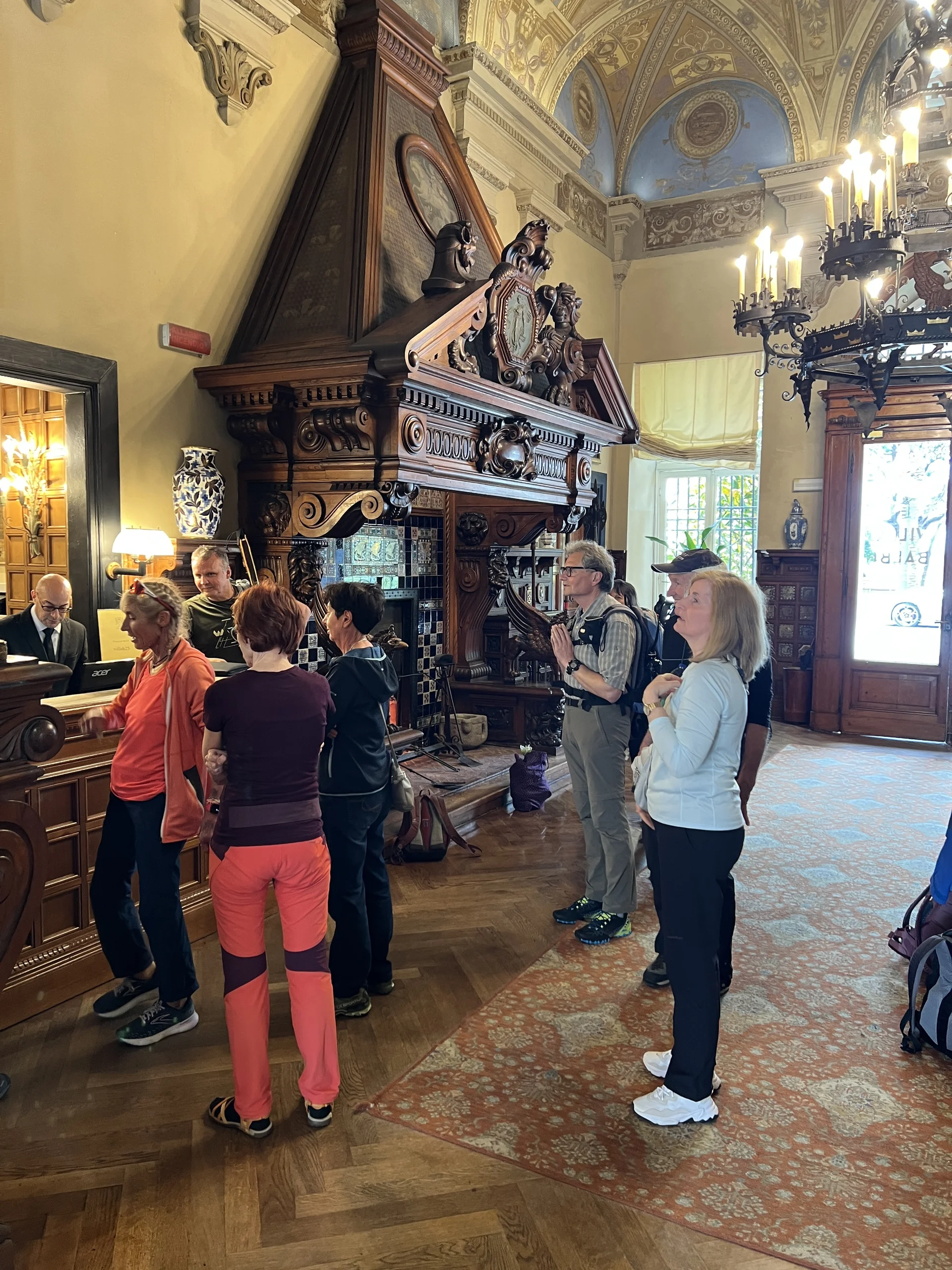 Ankunft im Hotel Villa Balbi | © privat