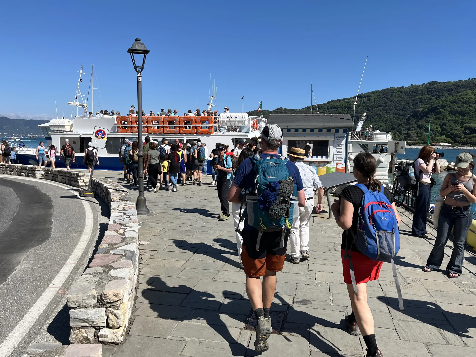 jetzt geht es mit dem Schiff zurück bis Levanto | © privat