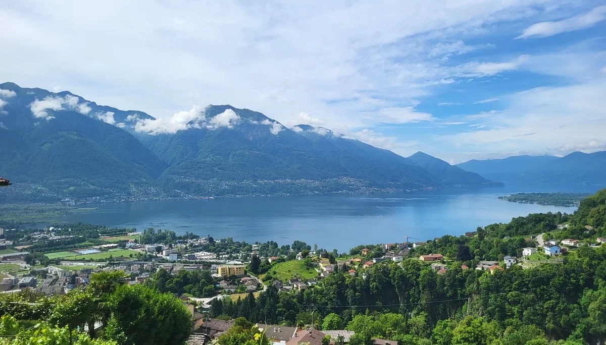 Erster Blick auf den Lago Maggiore | © privat
