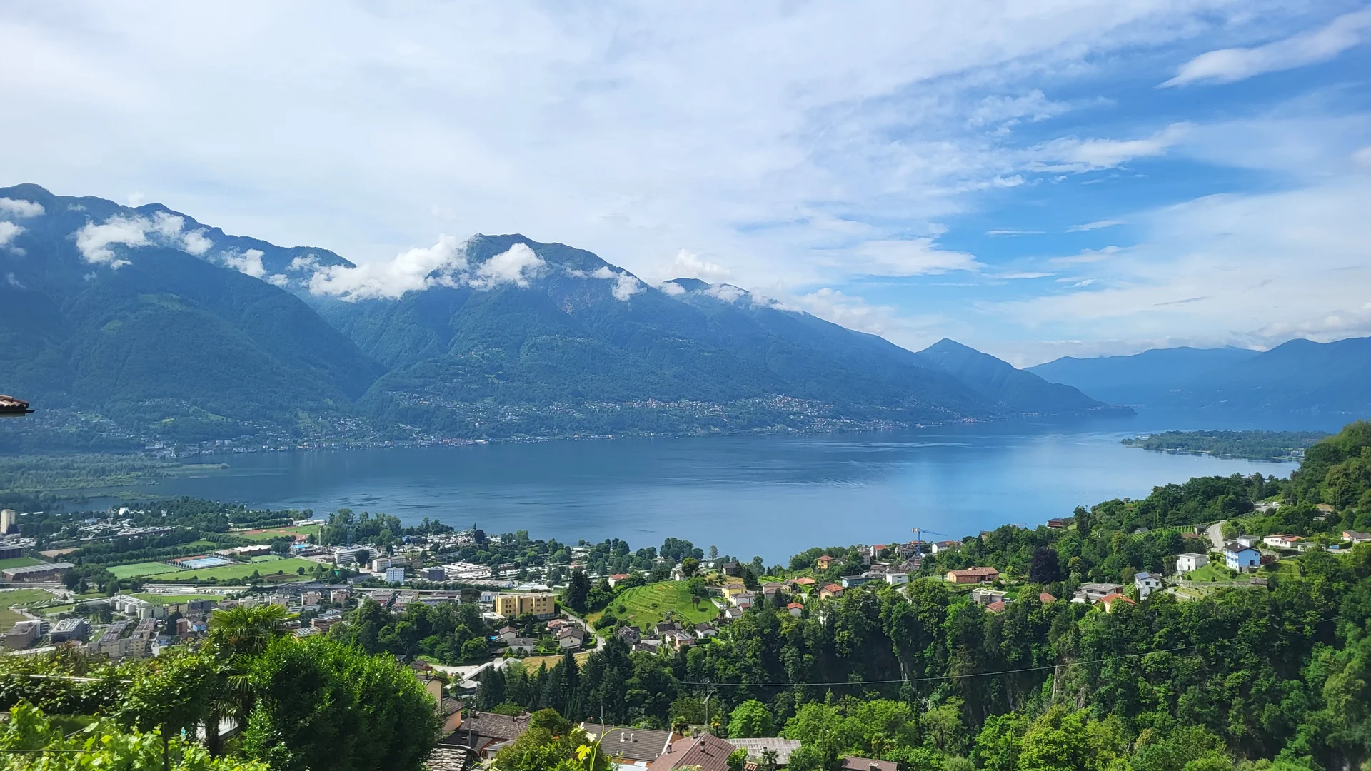 Erster Blick auf den Lago Maggiore | © privat