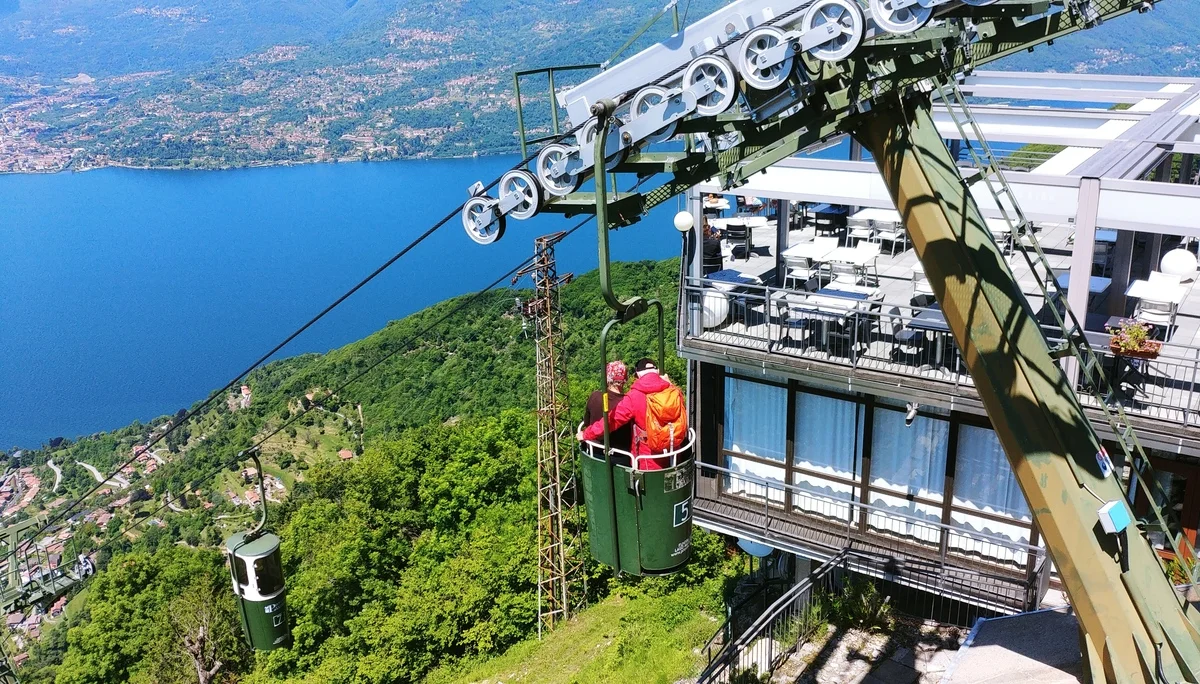 Tonnen-Seilbahn am Sasso del Ferro | © Annette G.