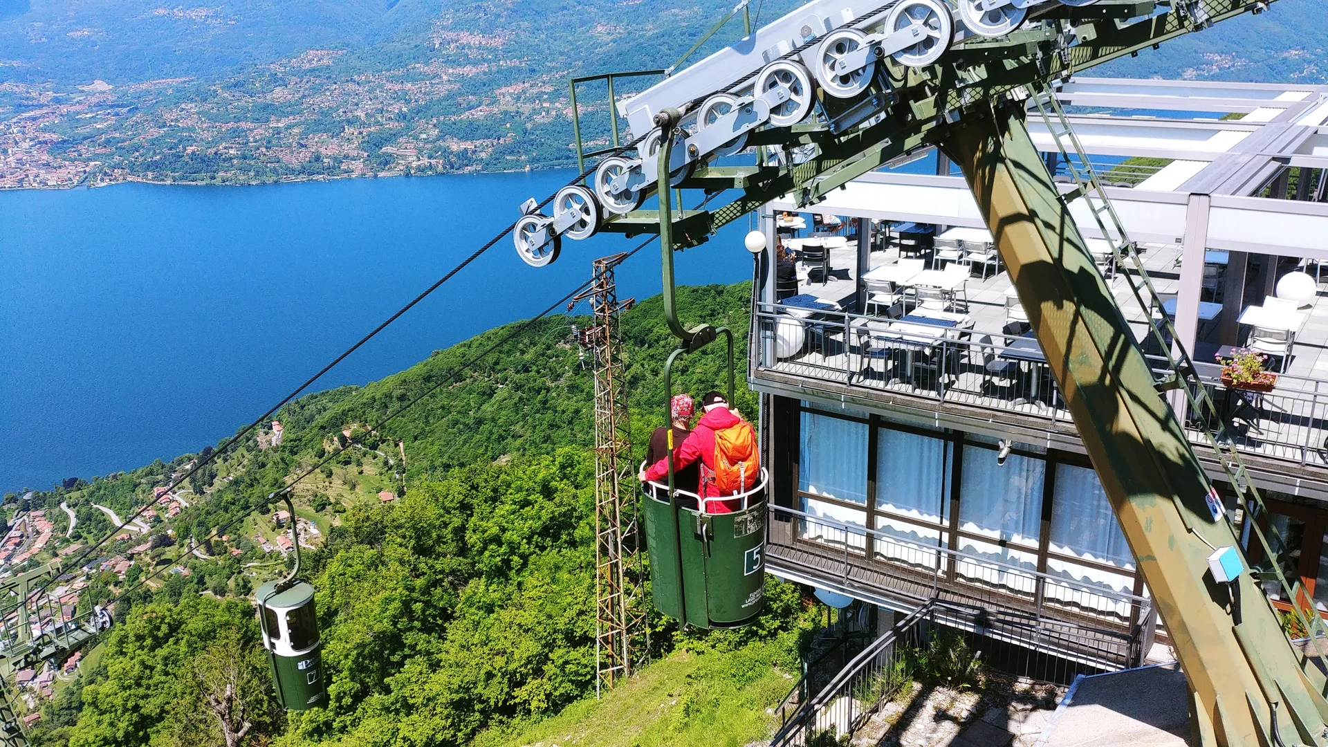 Tonnen-Seilbahn am Sasso del Ferro | © Annette G.