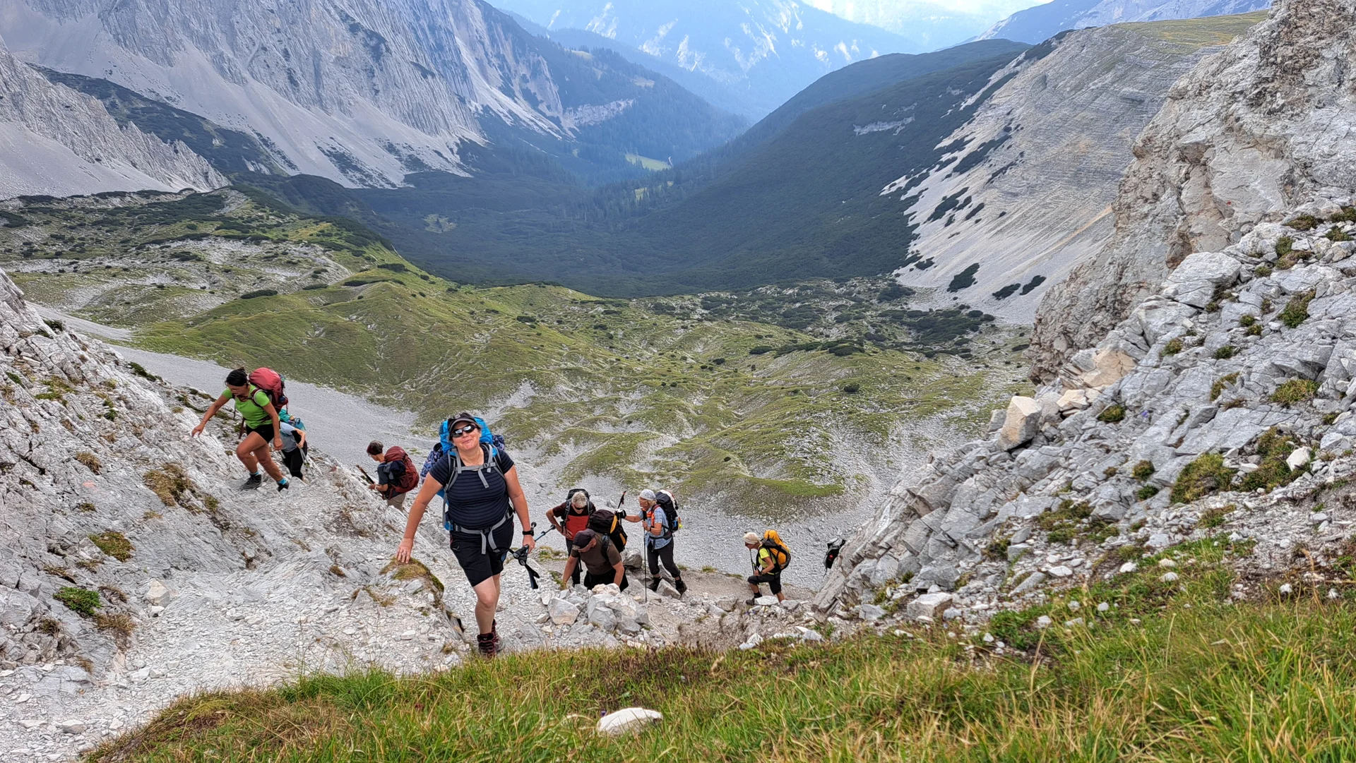 Aufstieg an der Mannlscharte | © privat