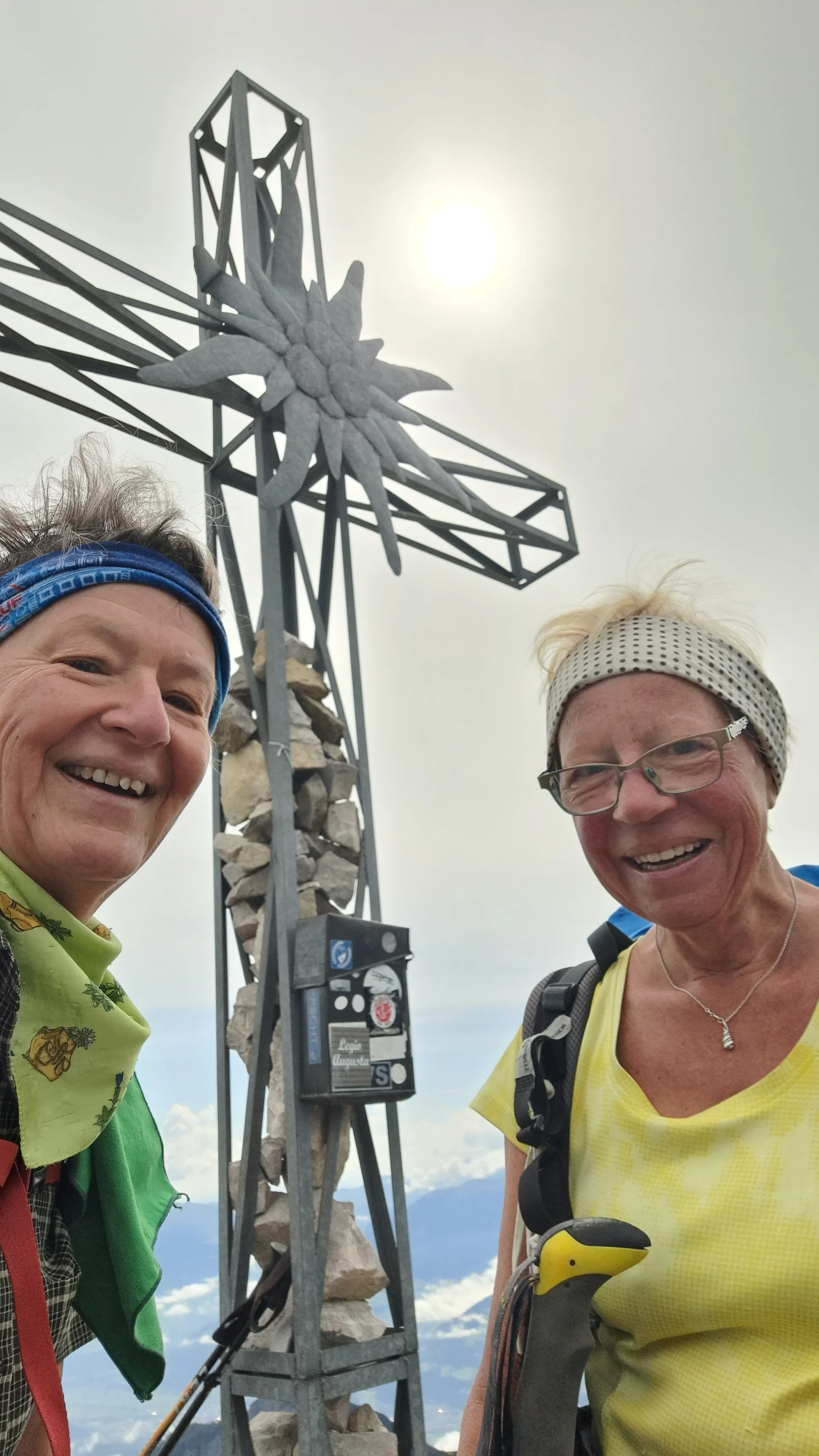 Ingrid und Carola an der Stempeljochspitze | © privat