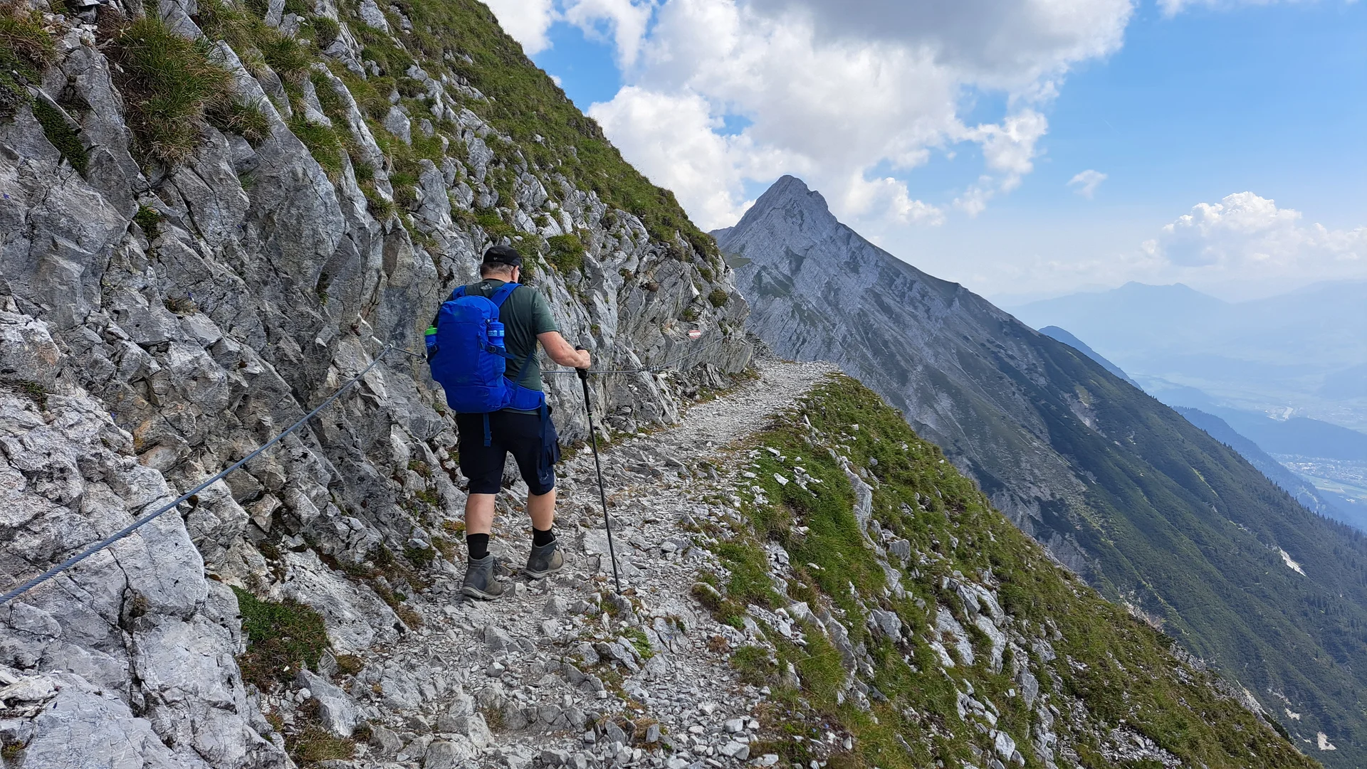 hier Sicht auf die Rumer Spitze 3259m | © Carola