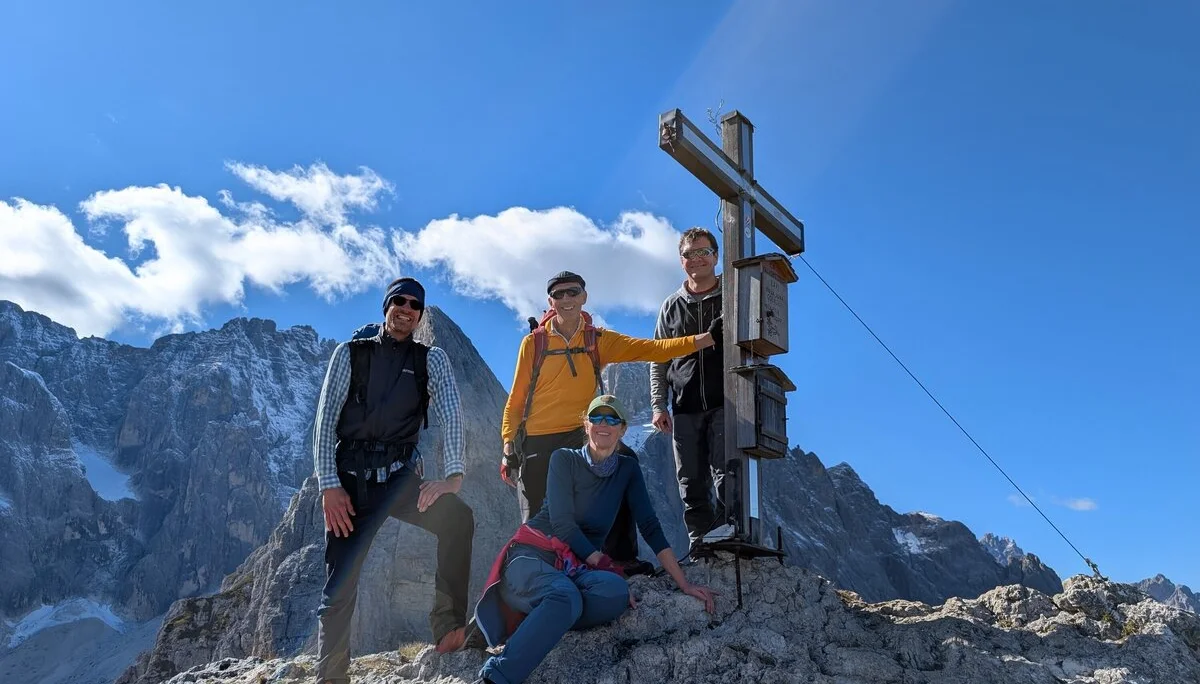 Am Gipfel des Arzalpenkopfes | © Andreas T.