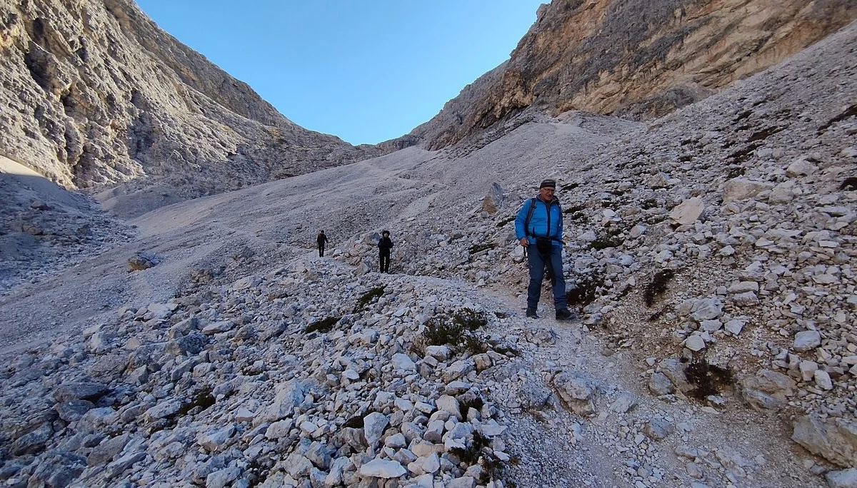 Abstieg durch das Senneser Kar | © Sonja Schön