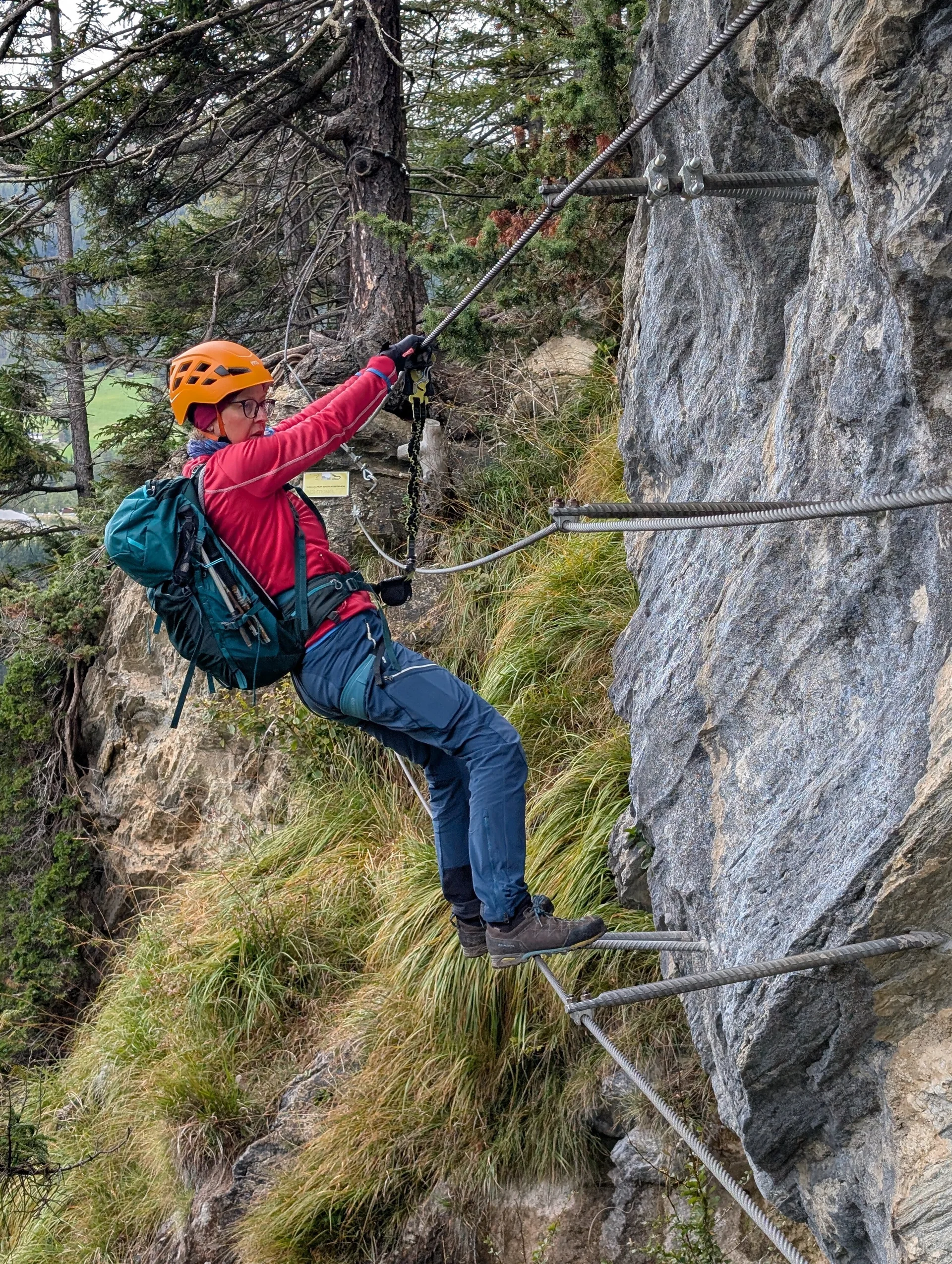 Erste Seilbrücke im Peter-Kofler-Steig | © Andreas T.