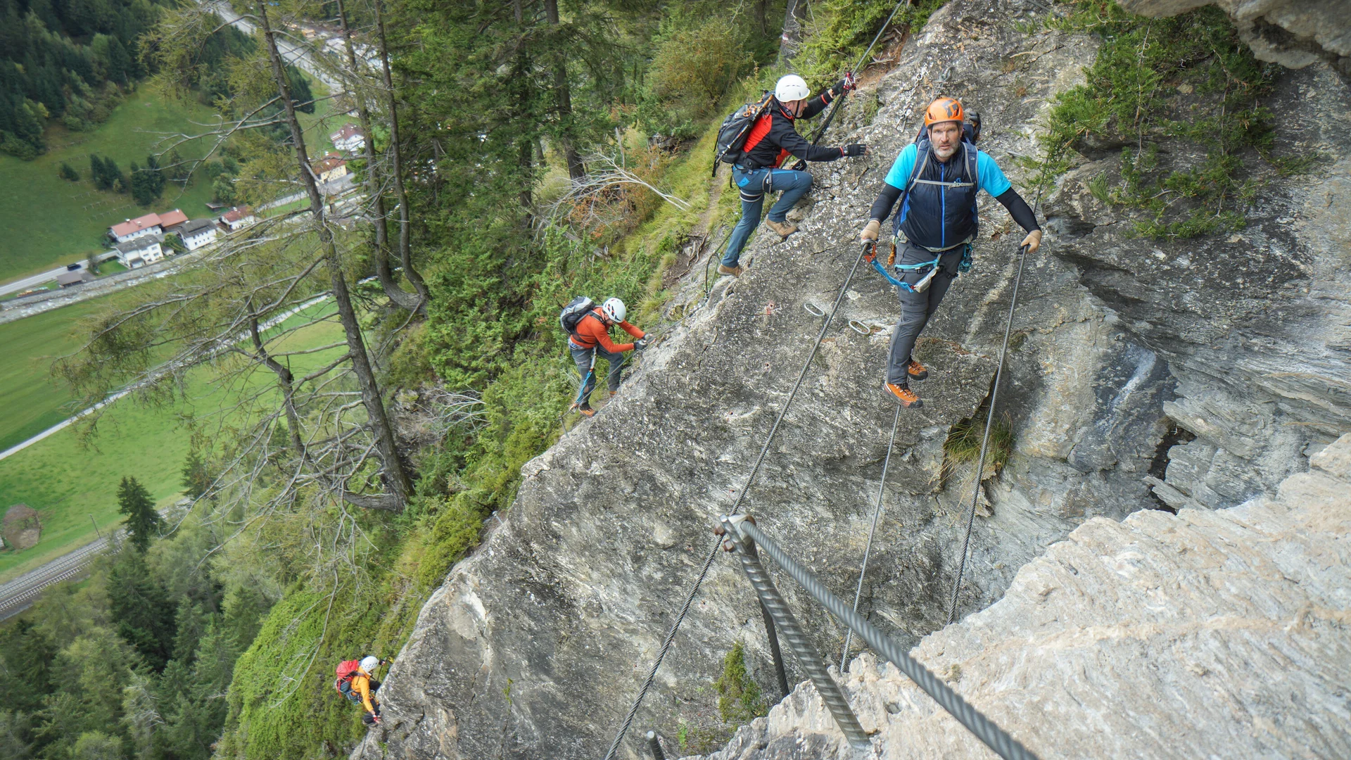 Zweite Seilbrücke im Peter-Kofler-Steig | © Rudi K.