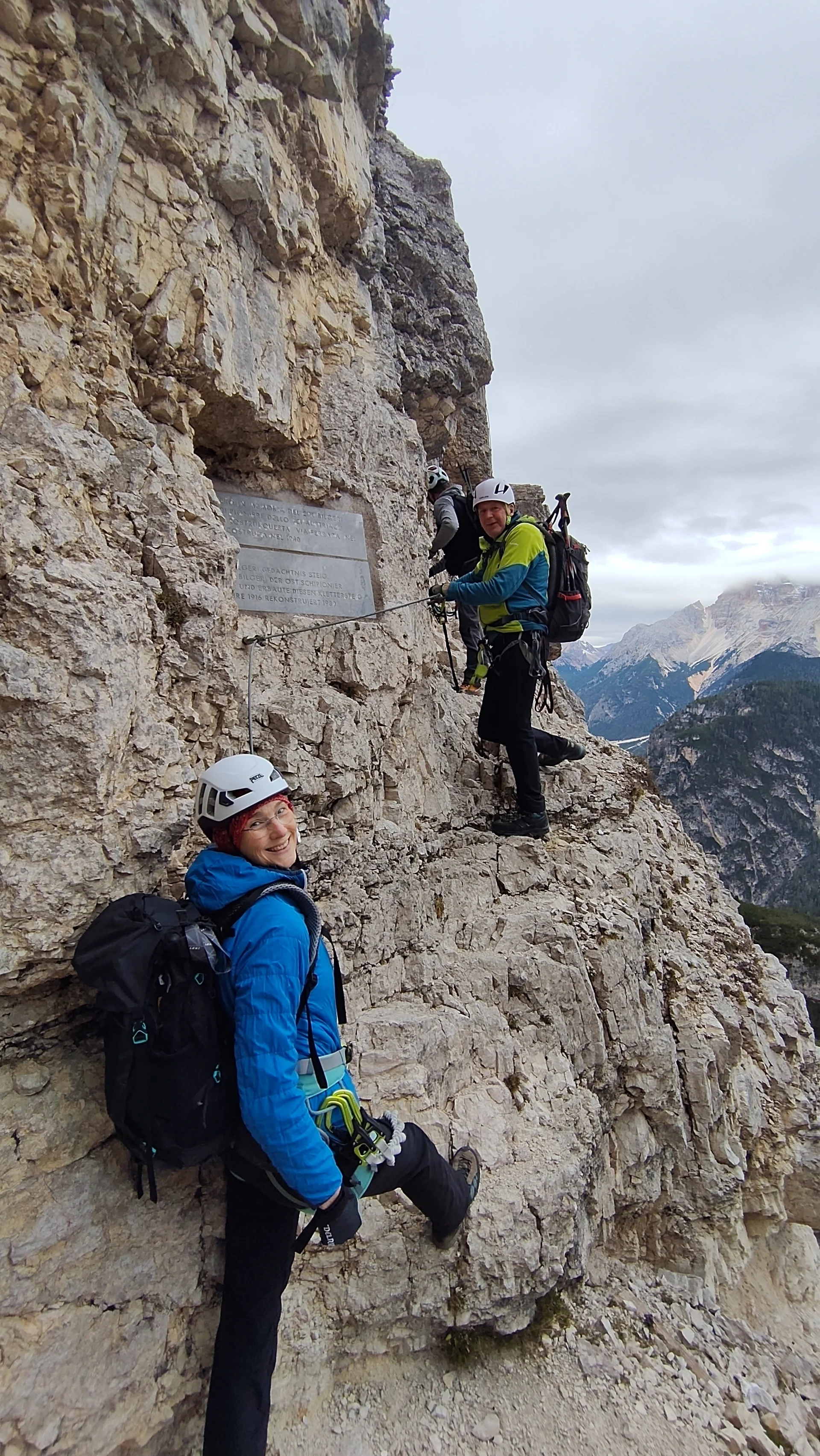 Einstieg in den Hauptmann-Bilgeri-Klettersteig | © S.Schön