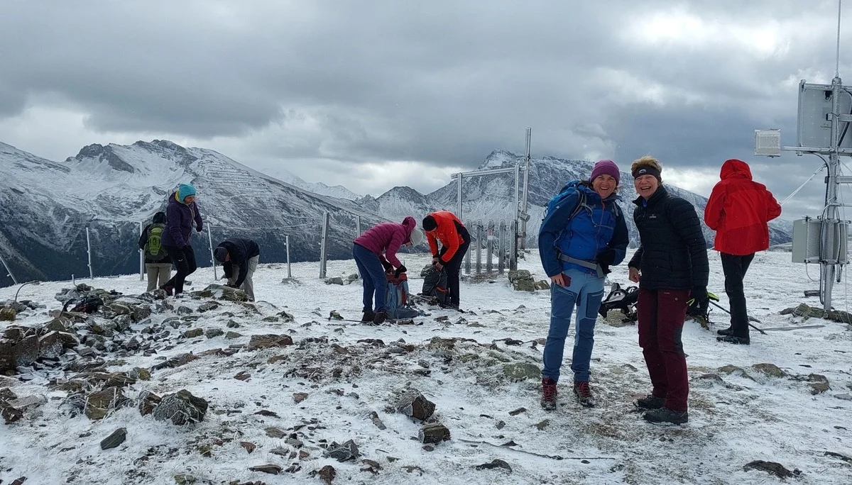 Am Gipfel des Sattelberg | © M.Bayer