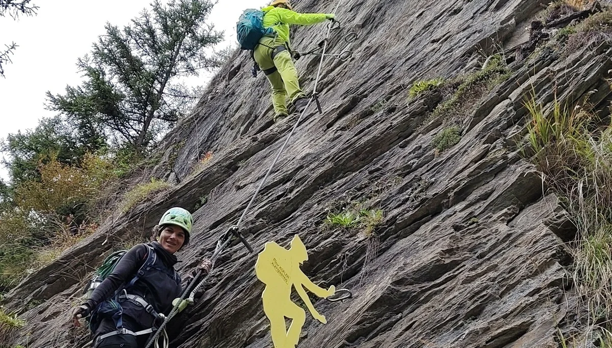 Einstieg in den Peter-Kofler-Klettersteig | © S.Schön