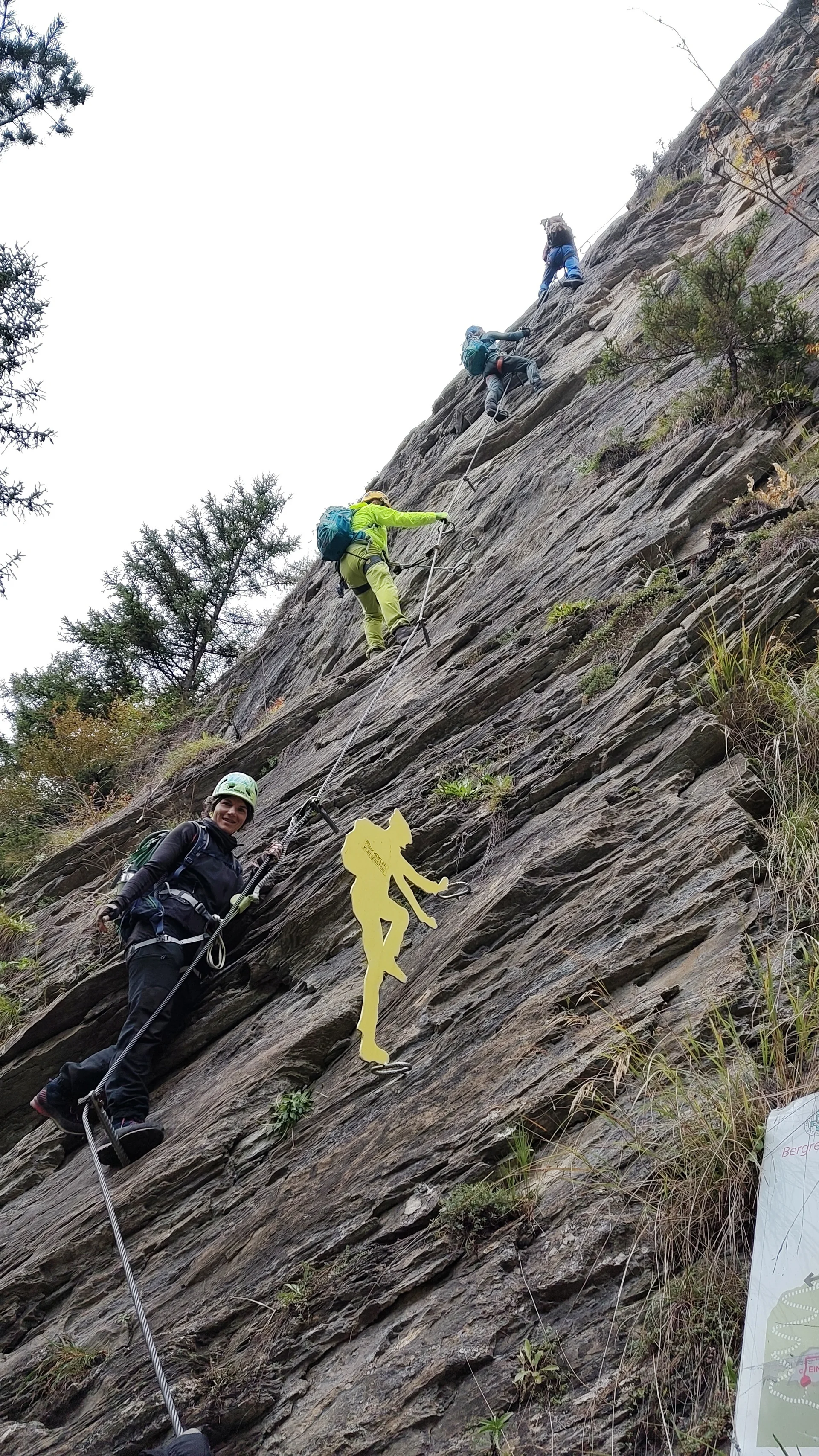 Einstieg in den Peter-Kofler-Klettersteig | © S.Schön