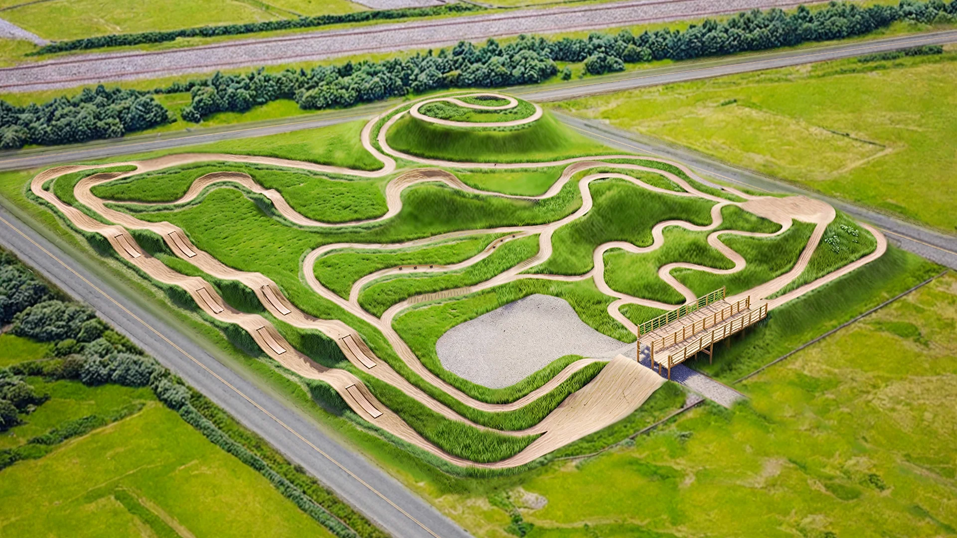 Skillup Bikepark Planung | © Ridetime 